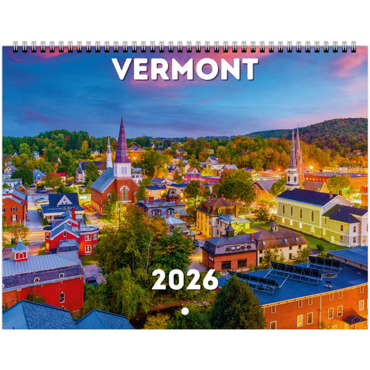 Vermont Wall Calendar 2026