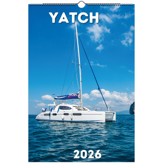 Yatch Wall Calendar 2026
