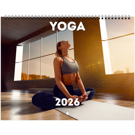 Yoga Wall Calendar 2026
