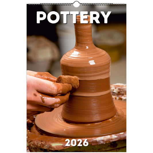 Pottery Wall Calendar 2026