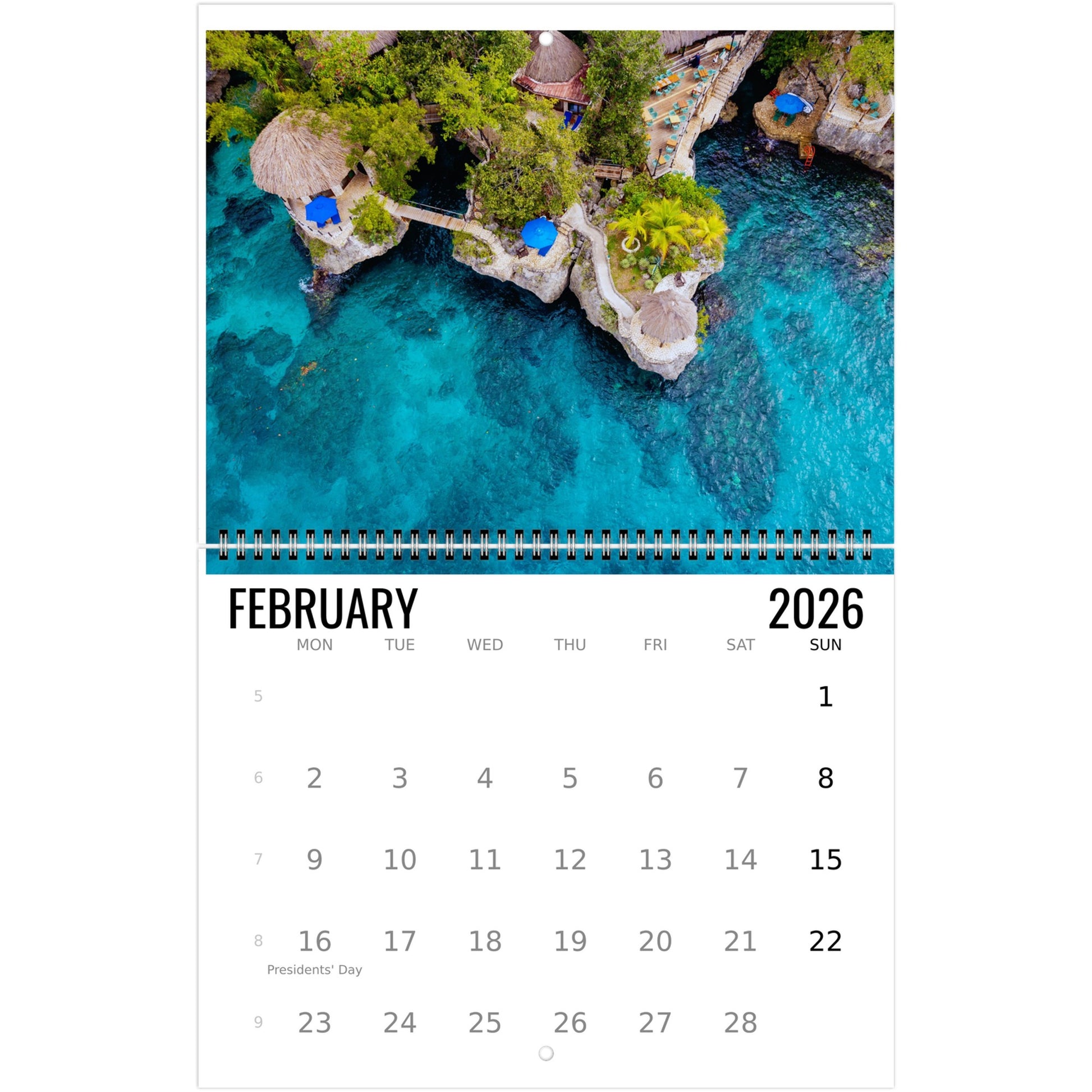 Jamaica Wall Calendar 2026